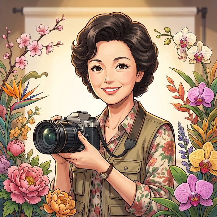 黑丝植物摄影师陈晓梅